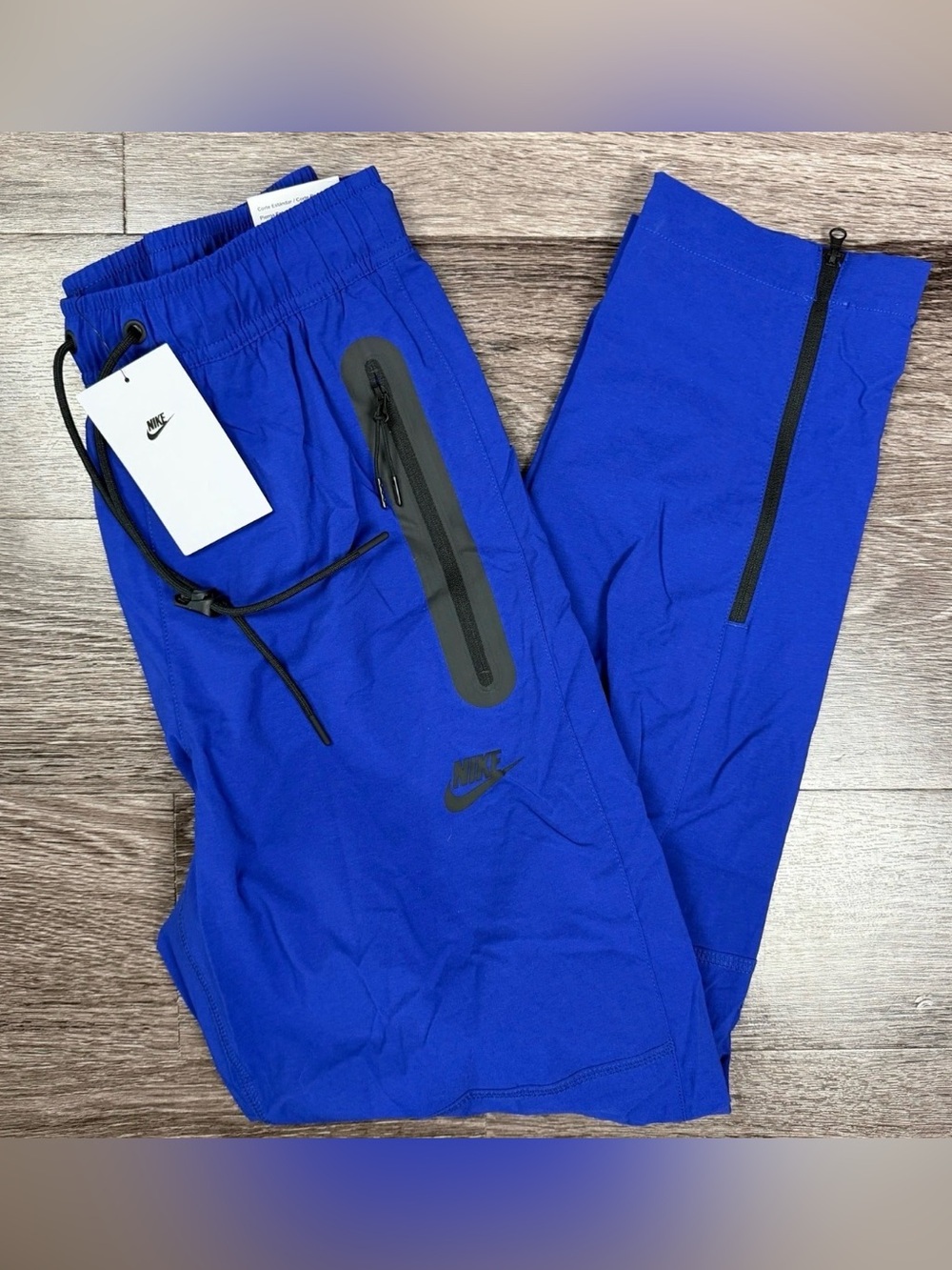 Nike Tech Woven Pants Deep Night Blue Black Joggers HM8241-539 Mens Size Large